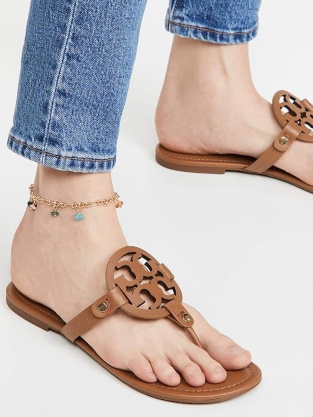 Tory Burch Miller Sandals in Brown Size 9.5